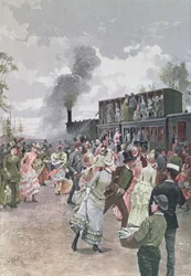 Le Train du dimanche, 1885